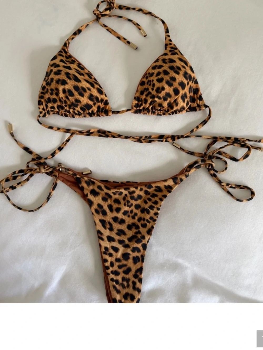Monday Swimwear Palma top and Palma bottom bikini size M